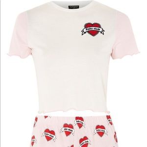 Top Shop Babe Club Pajama Set